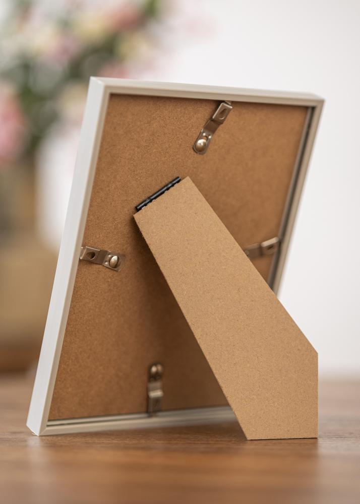 Cornice New Lifestyle grigio terra 20x30 cm - passe-partout Bianco 10x20 cm