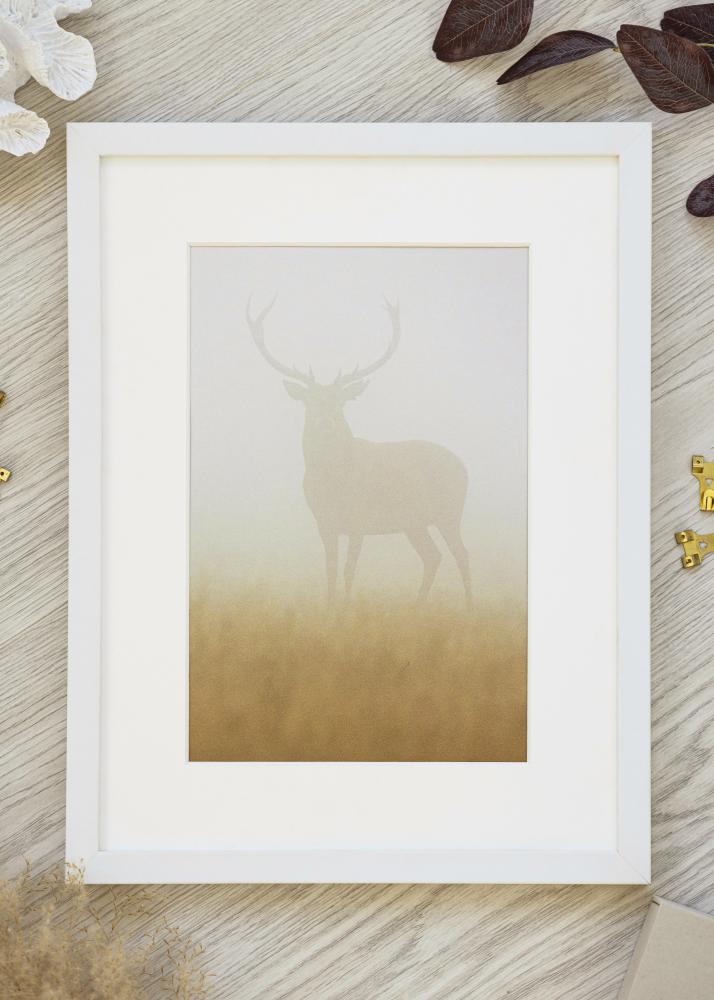 Cornice Bianca Larga 13 x 18 cm