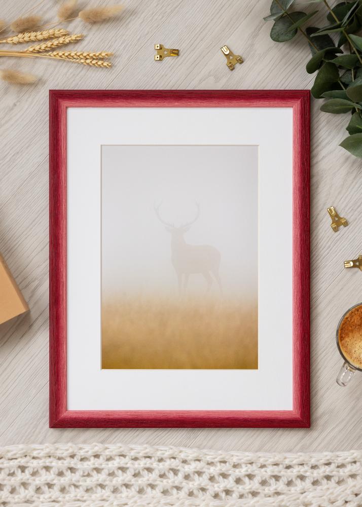 Cornice Cornwall Vetro acrilico Rosso scuro 40x50 cm