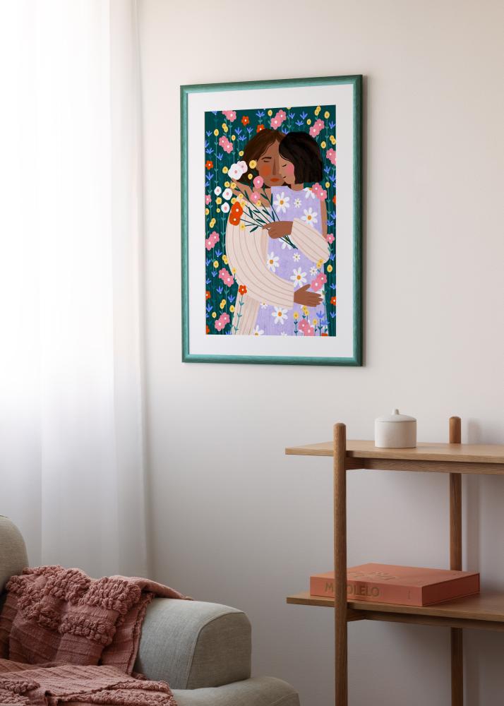 Cornice Cornwall Vetro acrilico Verde scuro 40x50 cm