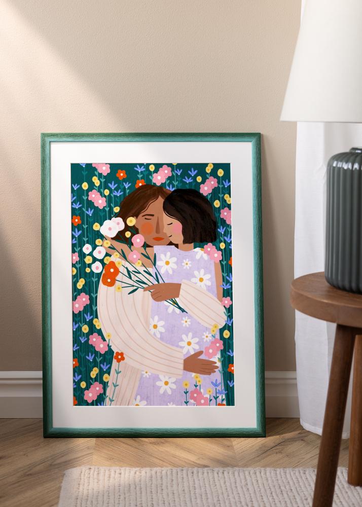 Cornice Cornwall Vetro acrilico Verde scuro 40x50 cm