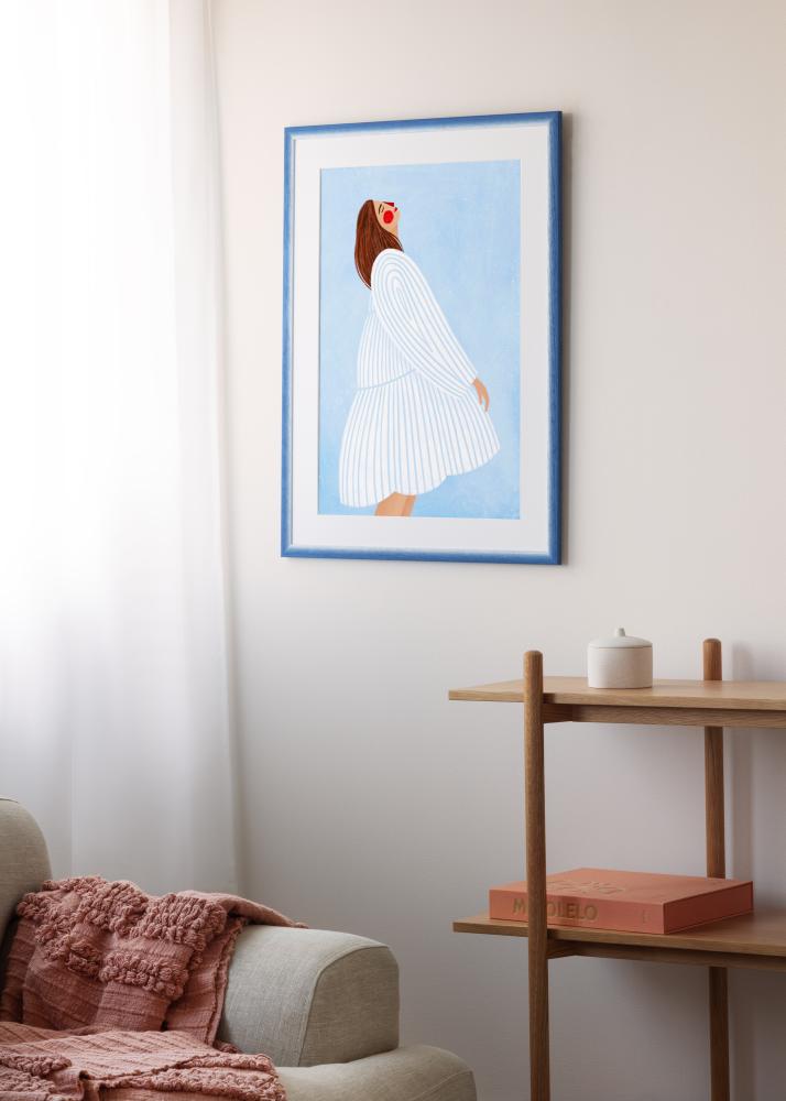 Cornice Cornwall Vetro acrilico Blu 40x50 cm