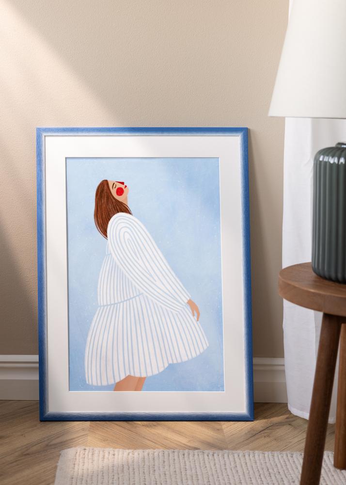 Cornice Cornwall Vetro acrilico Blu 40x50 cm