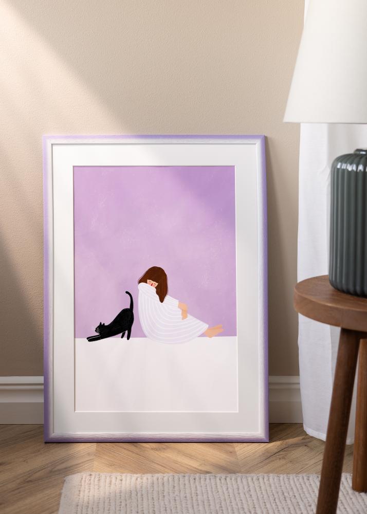 Cornice Cornwall Vetro acrilico Lilla chiaro 40x50 cm