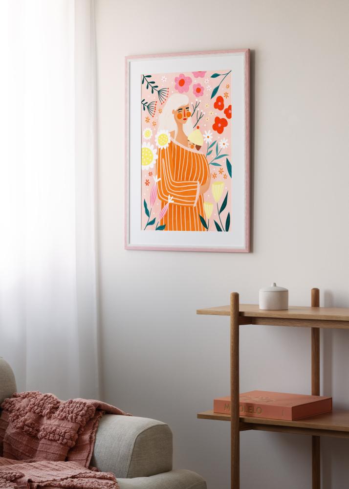 Cornice Cornwall Vetro acrilico Rosa 40x50 cm