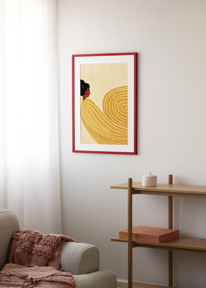 Cornice Kent Vetro acrilico Rosso 29,7x42 cm (A3)