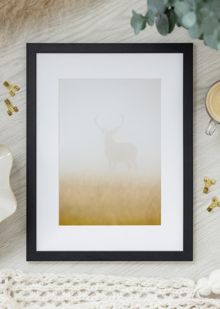 Cornice Jämtland Vetro acrilico Nero 25x60 cm