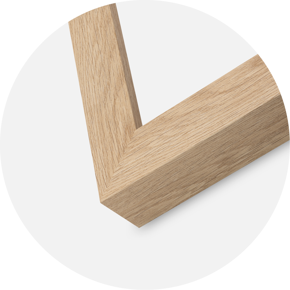 Cornice Wells Vetro acrilico Quercia 40x40 cm