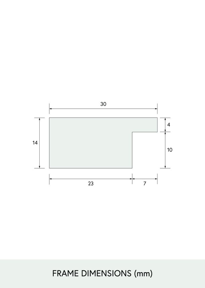 BGA Select Wide Vetro acrilico Rovere 59,4x84,1 cm (A1)