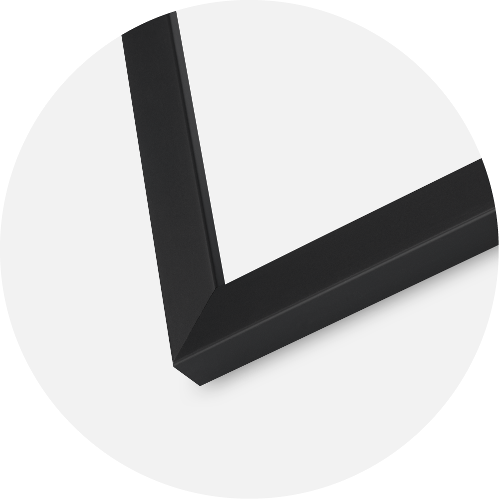 Cornice Oban Vetro acrilico Nero 30x30 cm