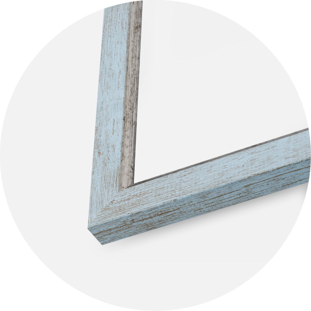 Cornice Whitby Vetro acrilico Blu 30x30 cm