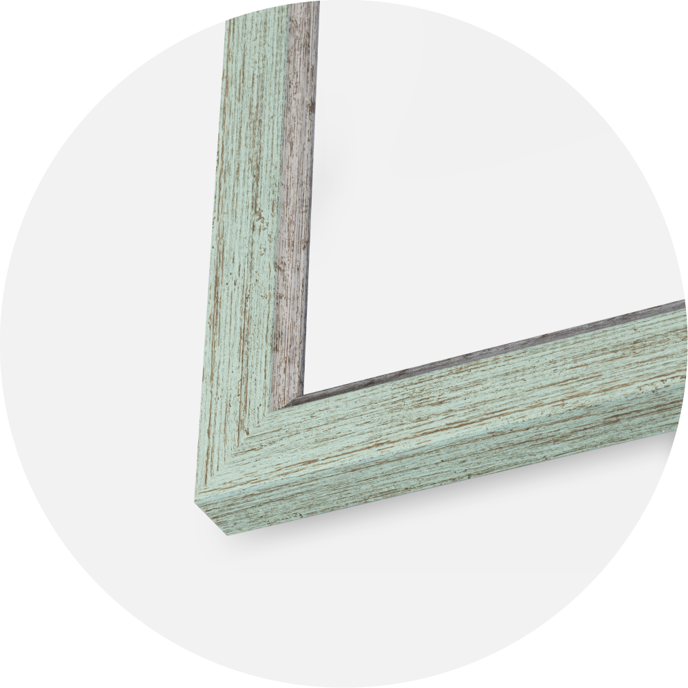 Cornice Whitby Vetro acrilico Verde 30x30 cm