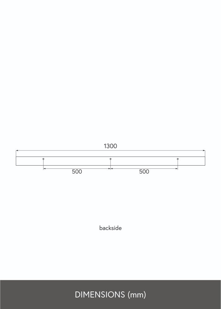 KAILA Mensola per Quadri Rovere 130 cm