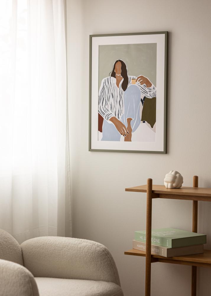 Cornice NordicLine Green Leaf 42x59,4 cm (A2)