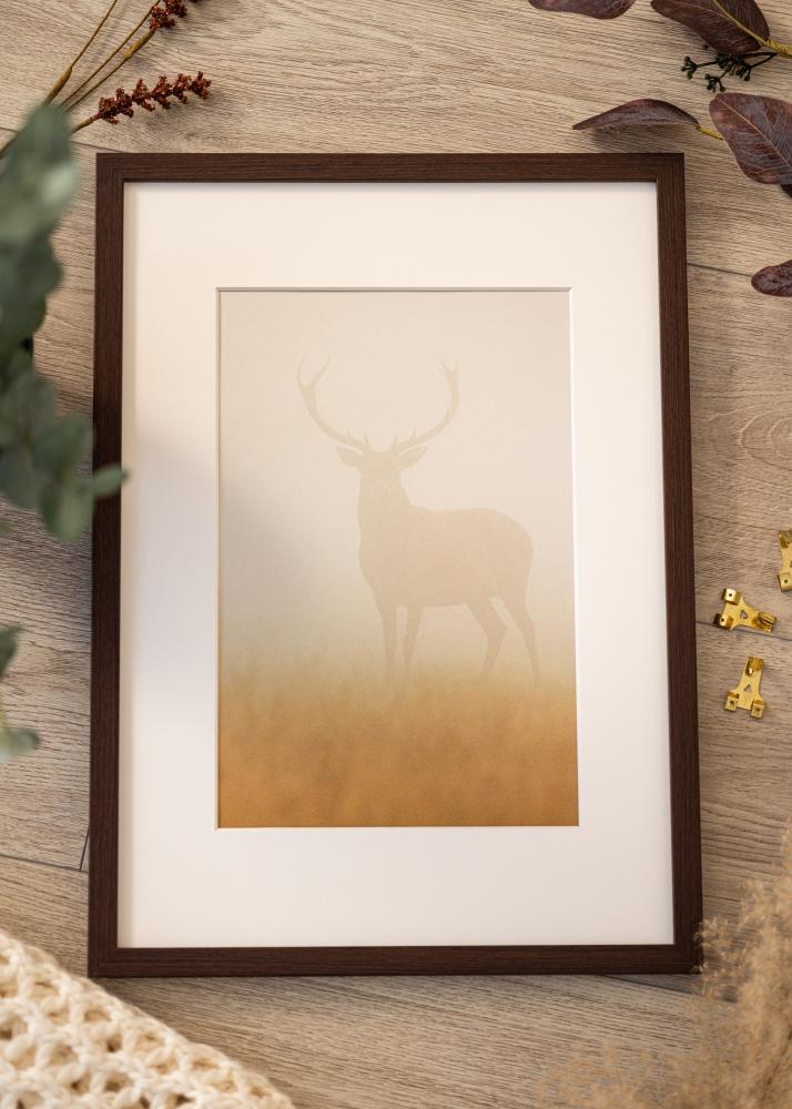 Cornice Modern Vetro acrilico Noce 18x24 cm