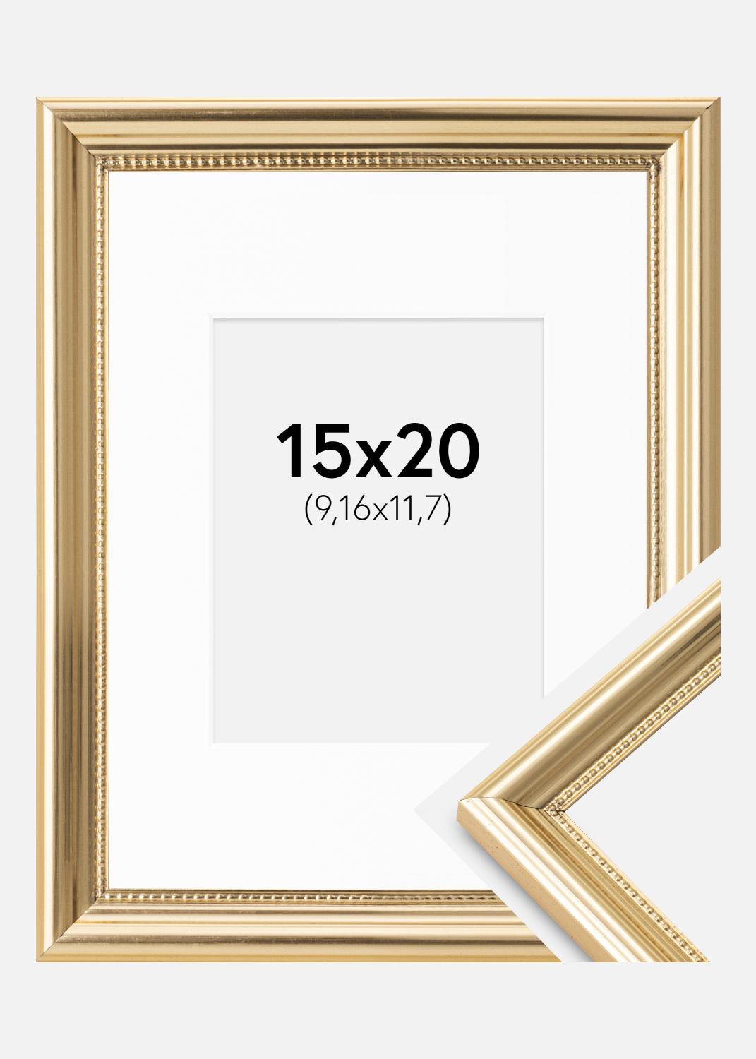 Product Image for Cornice Gala Oro 15x20 cm - Passe-partout Bianco 4x5 inches