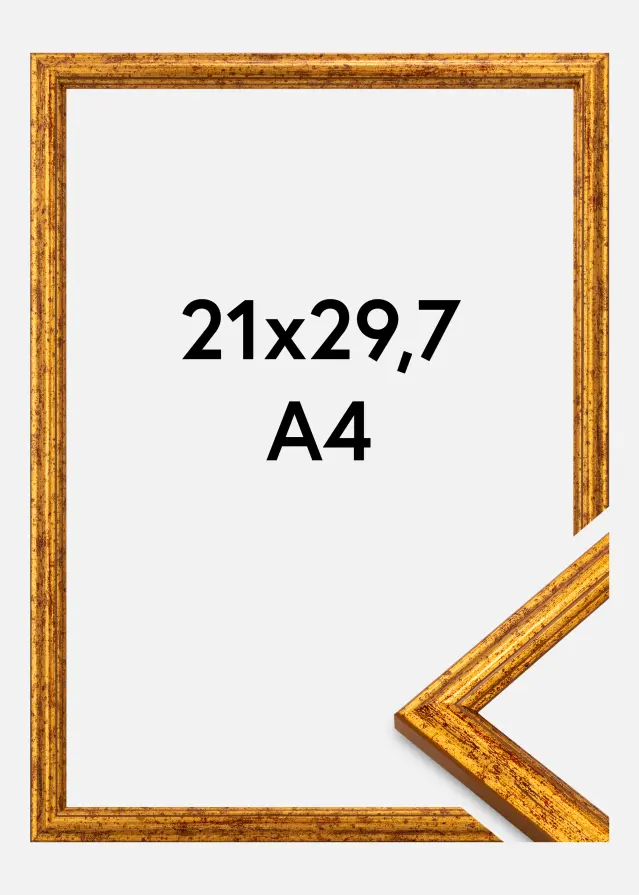 Cornice Claudia Akrylglas Oro 21x29,7 cm (A4)