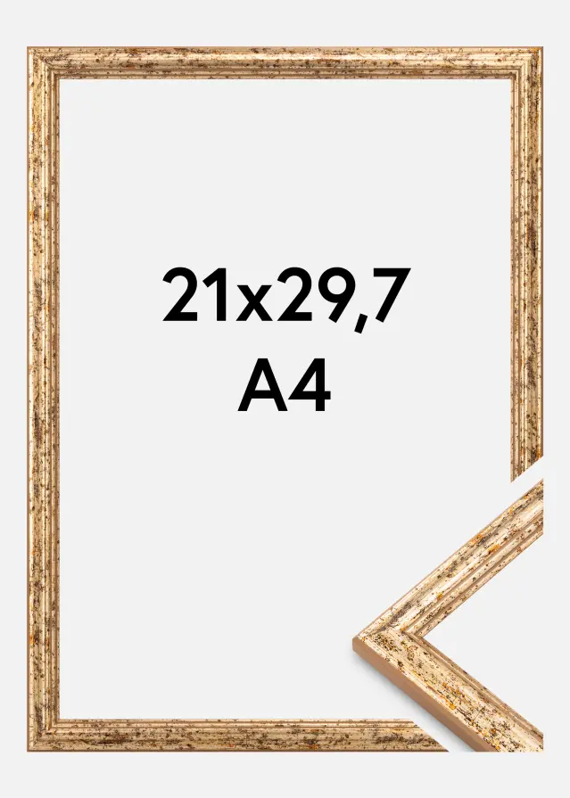 Cornice Claudia Acrilico Argento 21x29,7 cm (A4)