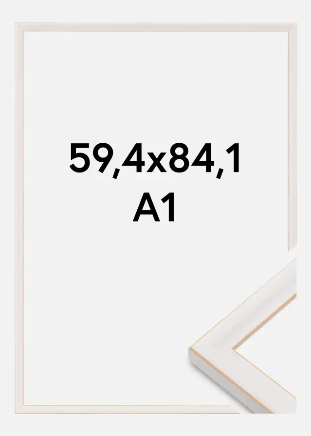 Cornice Marie Claire Acrilico Bianco 59,4x84,1 cm (A1)
