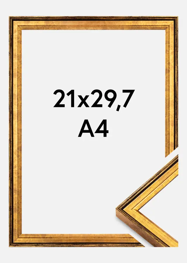 Cornice Ringa Acrilico Oro 21x29,7 cm (A4)