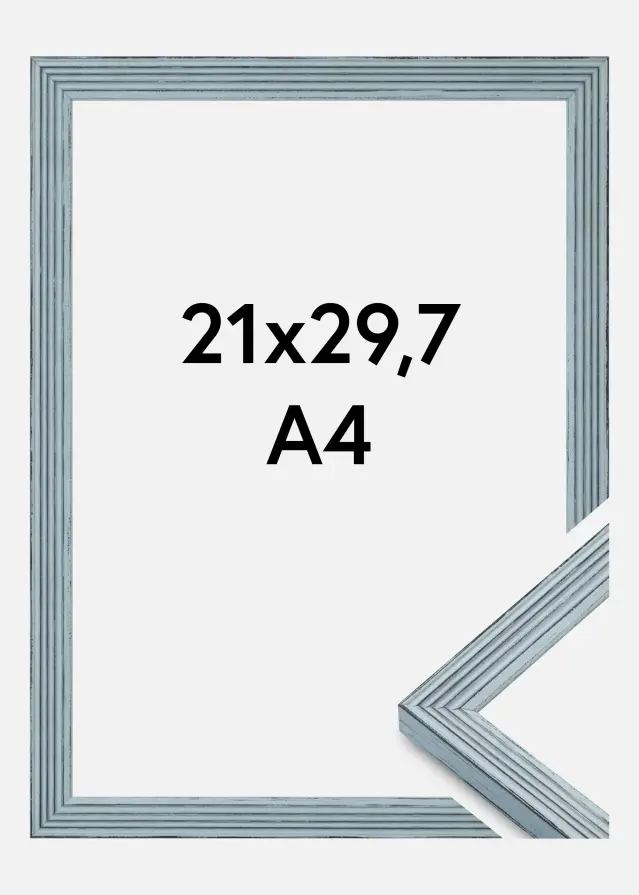 Cornice Tosca Vetro acrilico Blu 21x29,7 cm (A4)
