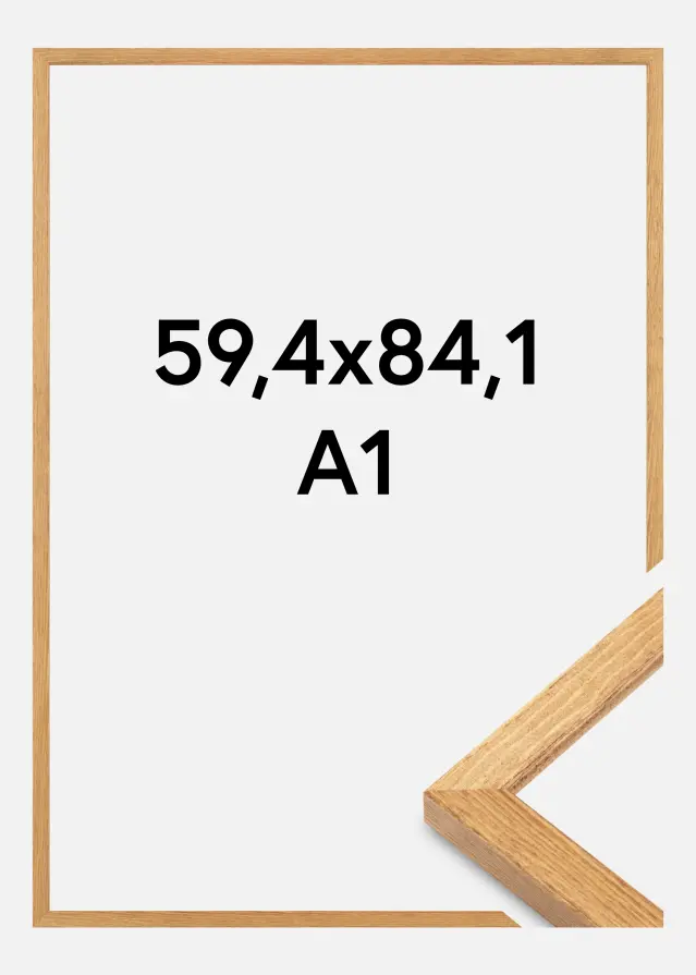 Cornice Tulipa Acrilico Rovere Massiccio 59,4x84,1 cm (A1)