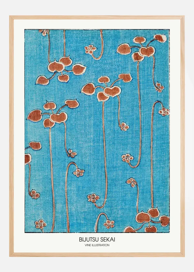 Vine Illustration Poster