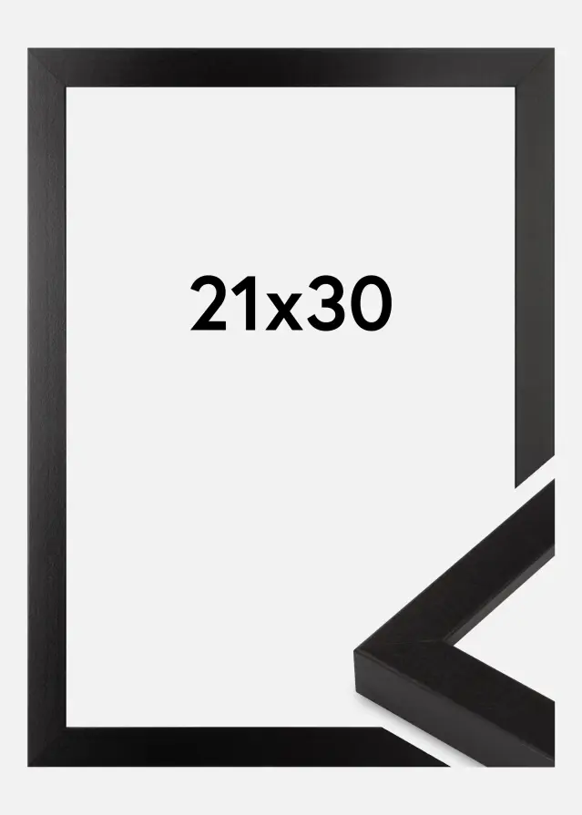 Cornice Nera Larga 21 x 30 cm