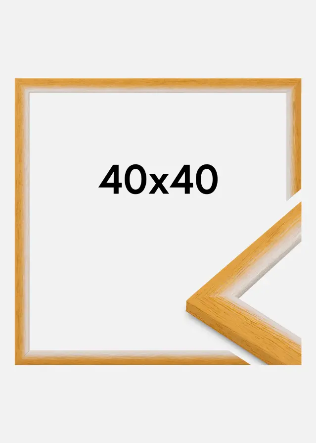 Cornice Cornwall Vetro acrilico Oro 40x40 cm