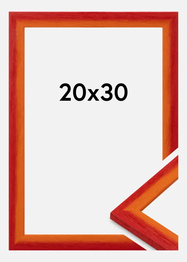 Cornice Cornwall Vetro acrilico Rosso 20x30 cm