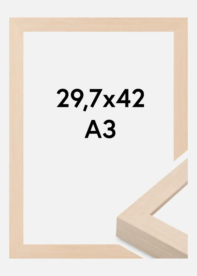 Cornice Cotswold Vetro acrilico Avorio 29,7x42 cm (A3)
