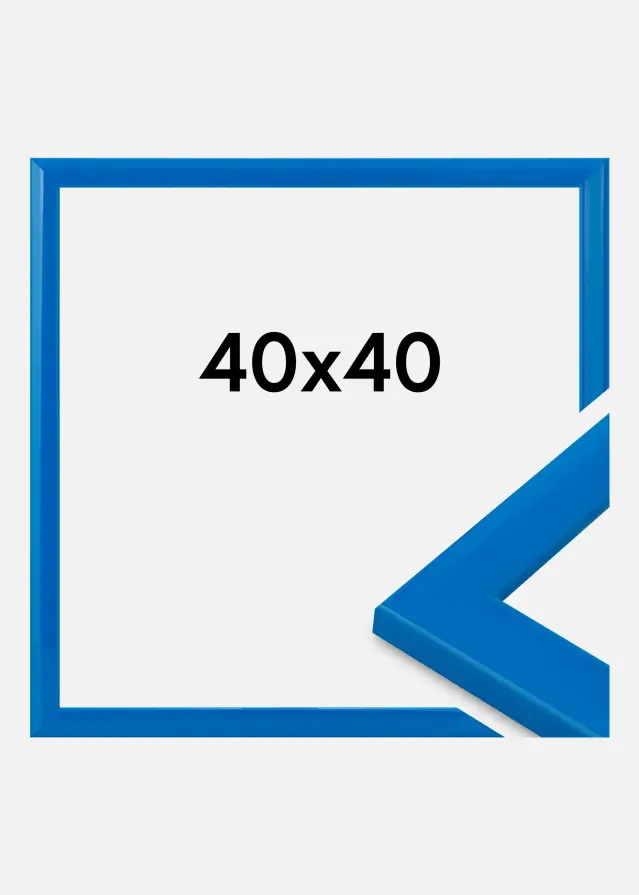 Cornice Dorset Vetro acrilico Blu 40x40 cm