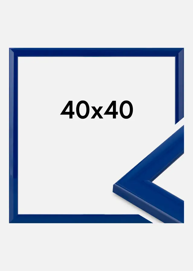 Cornice Dorset Vetro acrilico Blu scuro 40x40 cm