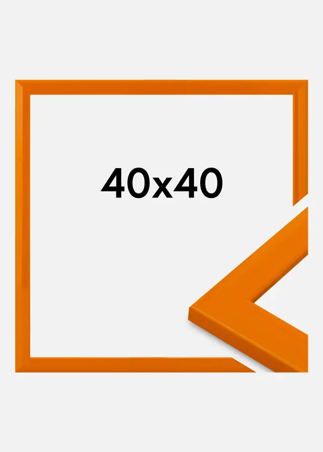 Cornice Dorset Vetro acrilico Arancione 40x40 cm