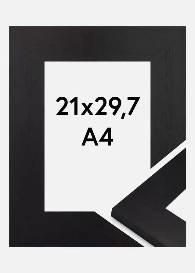 Cornice Dover Vetro acrilico Nero 21x29,7 cm (A4)