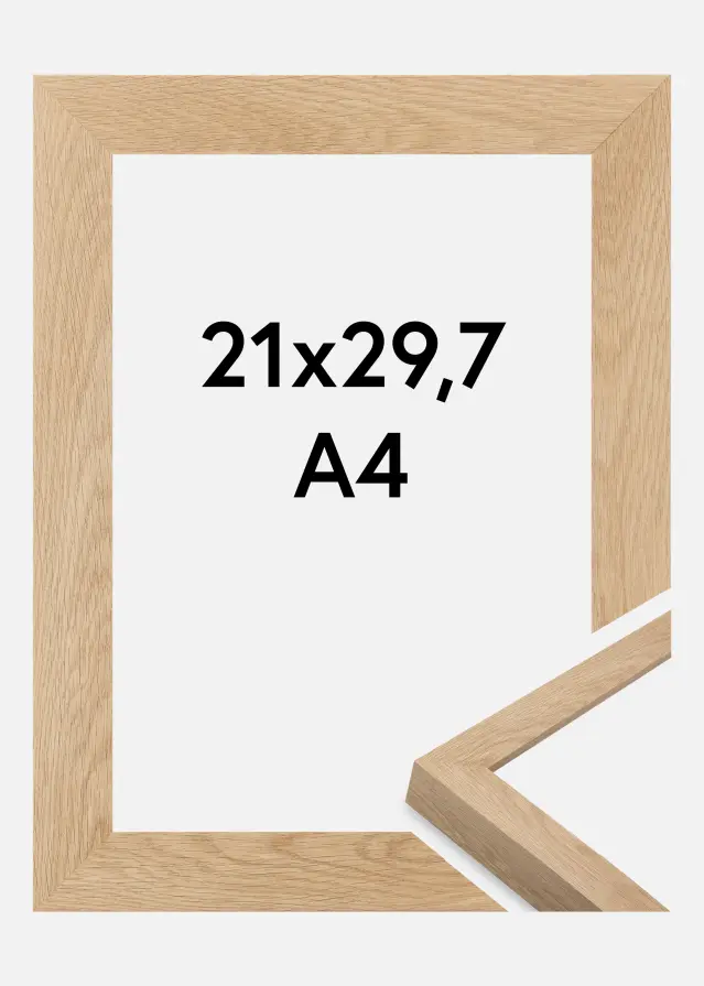 Cornice Wells Vetro acrilico Quercia 21x29,7 cm (A4)