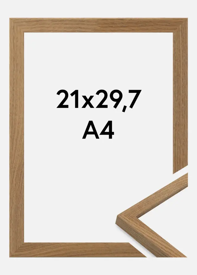 Cornice Salisbury Vetro acrilico Quercia 21x29,7 cm (A4)