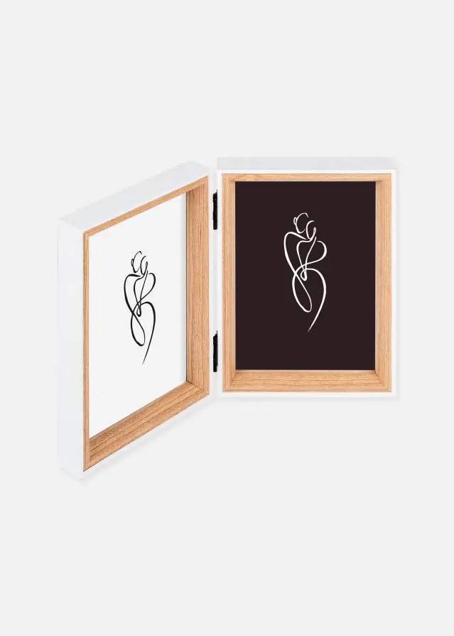 Silhouette Cornice pieghevole Quercia 10x15 cm - 2 immagini