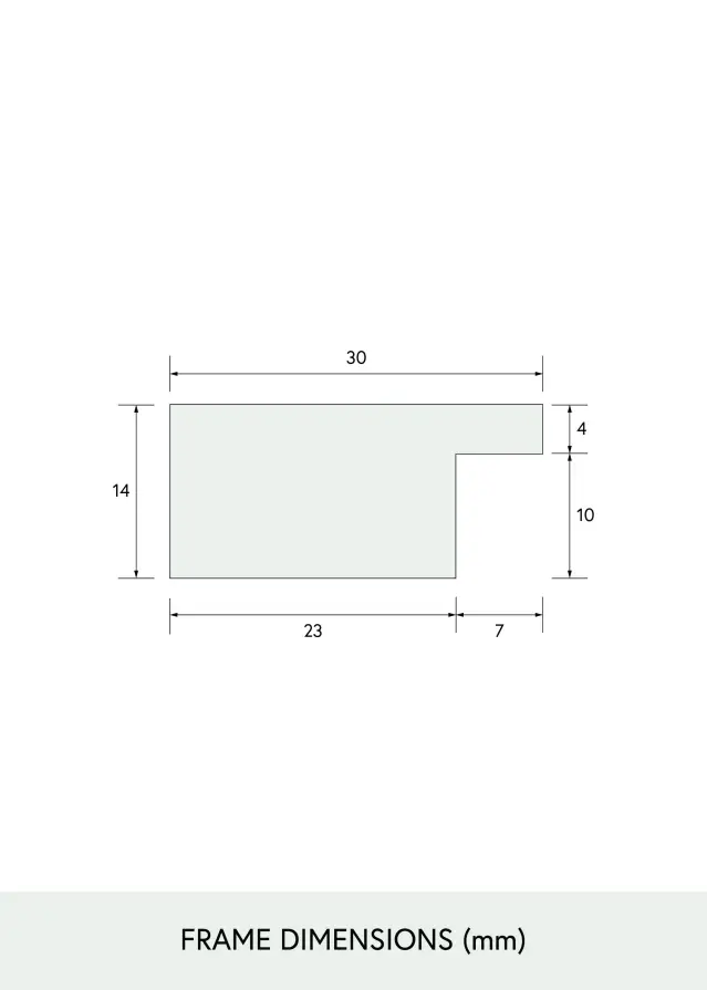 BGA Select Wide Vetro acrilico Rovere 21x29,7 cm (A4)