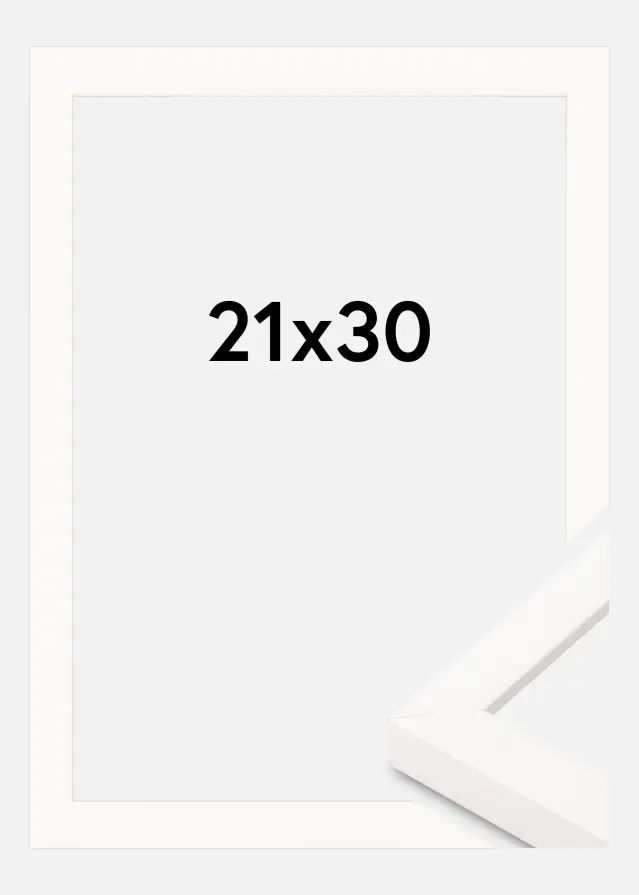 Cornice Bianca Larga 21 x 30 cm