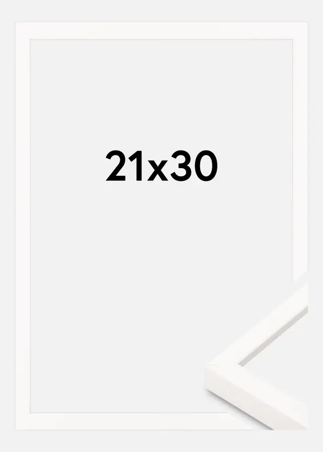 Cornice Bianca Sottile 21 x 30 cm