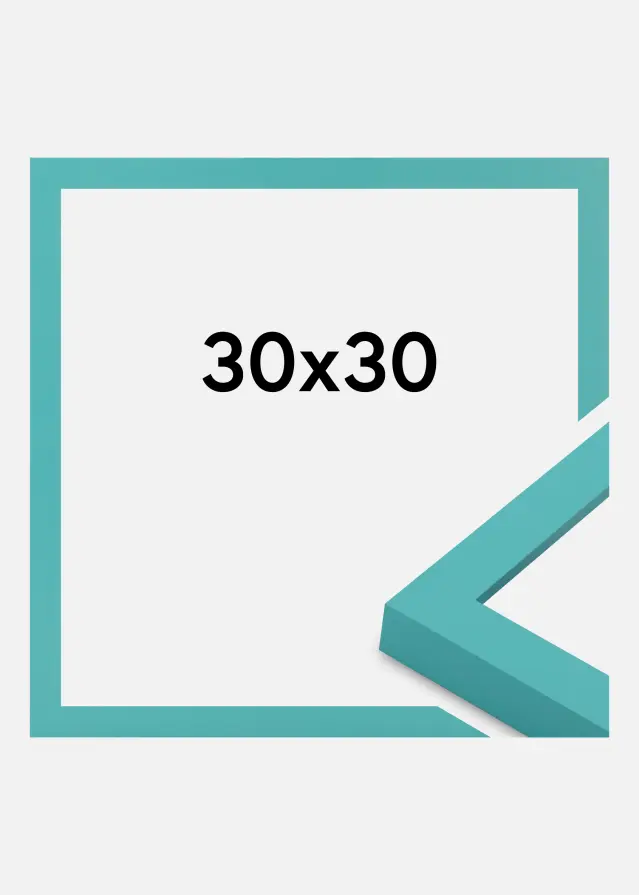 Cornice Selection Vetro acrilico Aqua Blue 30x30 cm