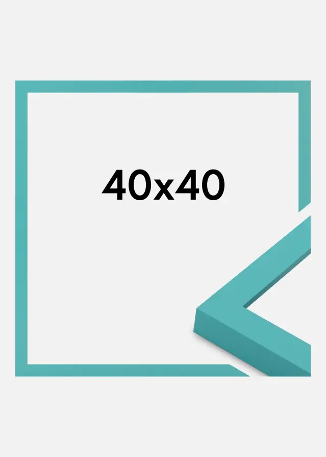 Cornice Selection Vetro acrilico Aqua Blue 40x40 cm