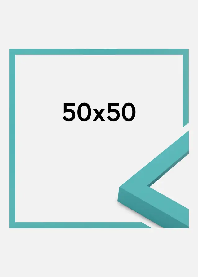 Cornice Selection Vetro acrilico Aqua Blue 50x50 cm
