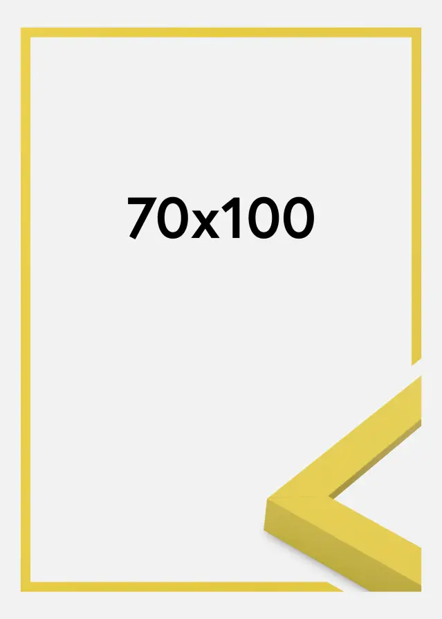 Cornice Selection Vetro acrilico Yellow 70x100 cm