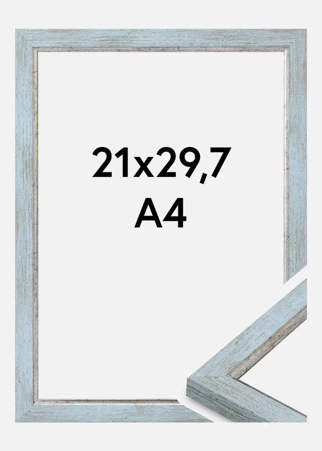 Cornice Whitby Vetro acrilico Blu 21x29,7 cm (A4)