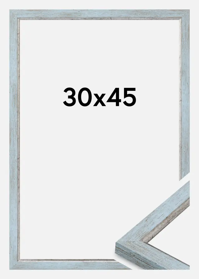 Cornice Whitby Vetro acrilico Blu 30x45 cm