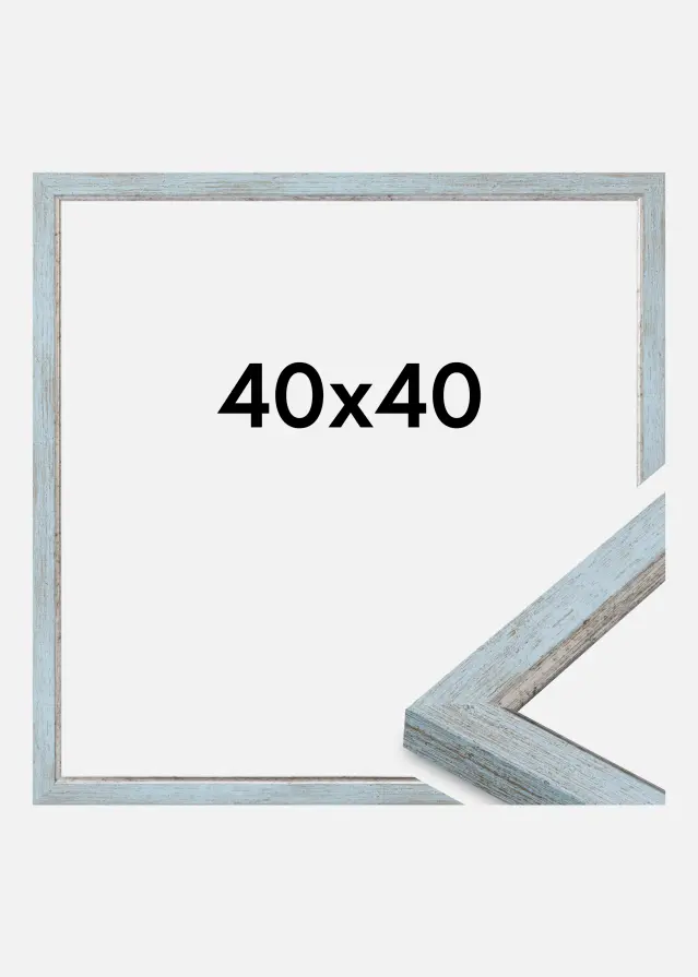 Cornice Whitby Vetro acrilico Blu 40x40 cm