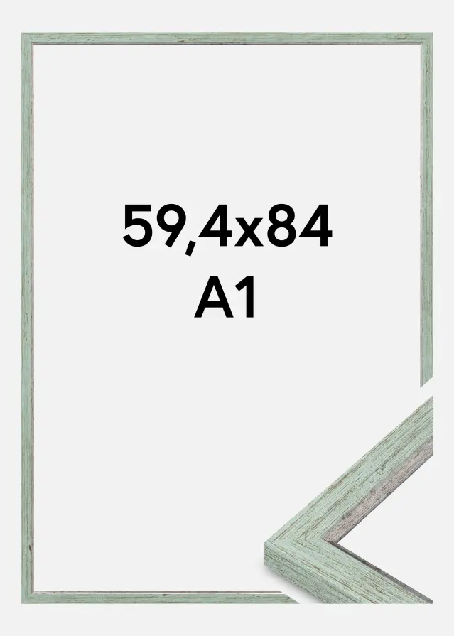 Cornice Whitby Vetro acrilico Verde 59,4x84,1 cm (A1)