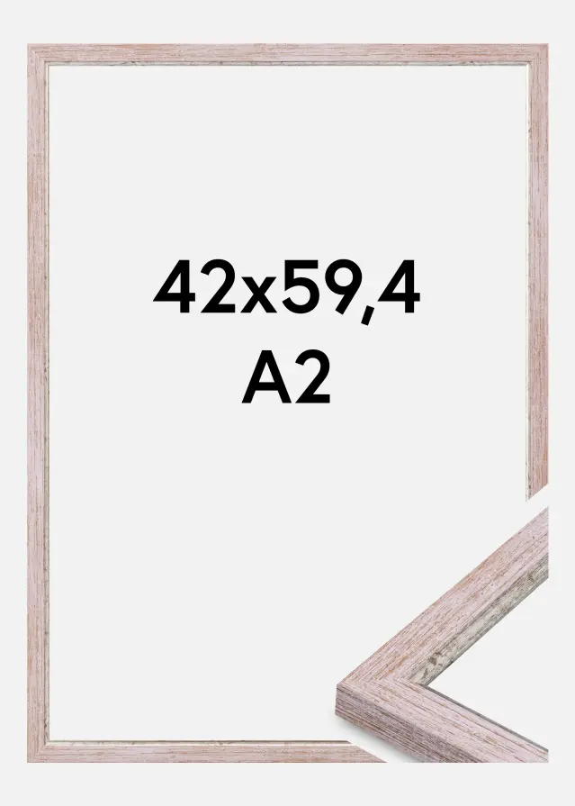 Cornice Whitby Vetro acrilico Viola 42x59,4 cm (A2)